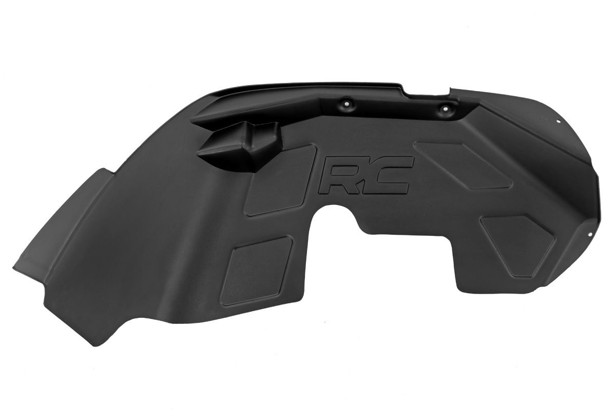 Jeep Wrangler Unlimited Front Wheel Well Liners - Rough Country - Black - '07-'18